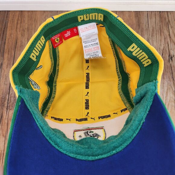 Puma Ferrari Felipe Massa #6 Brazil F1 Hat Cap Yellow Green Official Scuderia - Picture 9 of 12